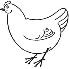 how to draw chickens hens with easy step by step drawing tutorial