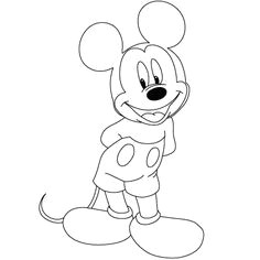 how to draw mickey minnie and other disney characters step by step