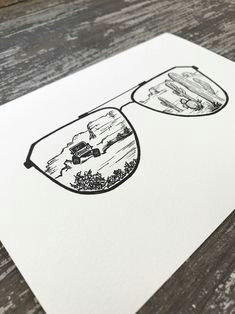 jeep drawings a excited to share the latest addition to my etsy shop arizona sunglasses art sketch