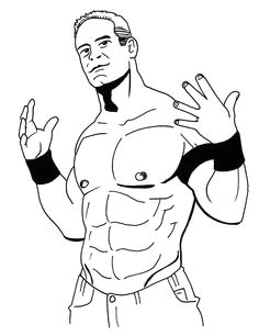 john cena coloring book wwe wwf wrestling john cena raw kids coloring pages free colouring