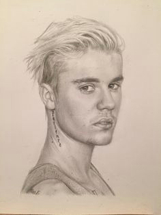 justin bieber drawing by charlotte oxenham