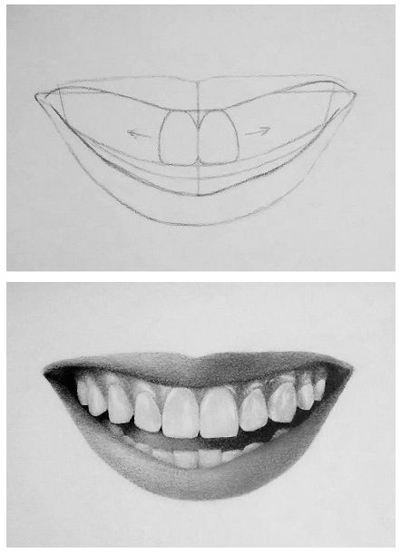 tutorial how to draw teeth easy do you avoid drawing toothy smiles