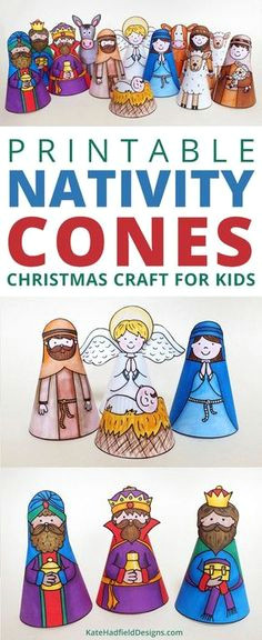 colour in nativity christmas nativity craft