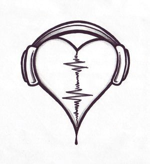 audio heart this one will be mine one day easy drawing designs cool