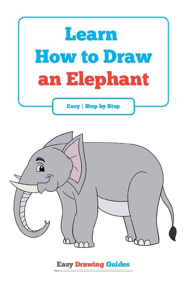 learn how to draw a elephant easy step by step drawing tutorial for