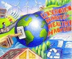 image result for conservation of energy poster environmental art save fuel poster making
