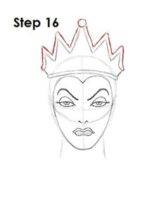learn how to draw the evil queen grimhilde from walt disney s snow white with this step by step tutorial and video a new cartoon drawing tutorial is