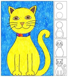 art projects for kids how to draw a cat basic drawing for kids kids