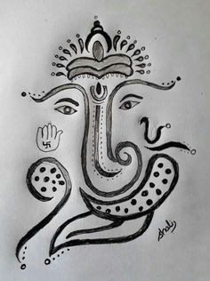 2019 started with vinayagar drawing my drawing