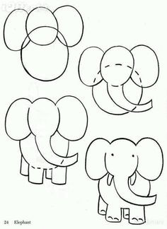 how to draw cartoon elephant art lessons drawing lessons drawing tips painting