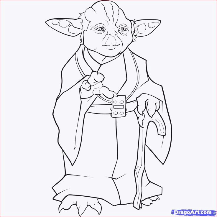736x736 how to draw yoda star wars step by step cute cartoon yoda easy