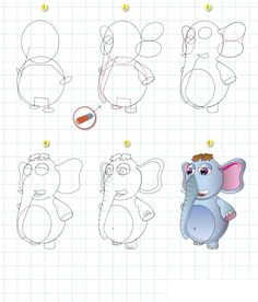 zoo animals picasso step by step drawing