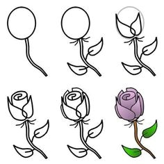 drawing techniques drawing tutorials easy to draw flowers how to draw roses