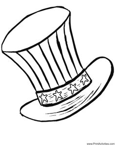 fourth of july coloring page patriotic hat star coloring pages coloring books colouring