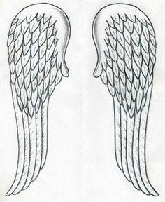 line art drawings of wings angel wings drawing how to draw angels how to