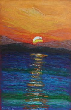 oil pastel paintings i think they could do it with step by step directions oil