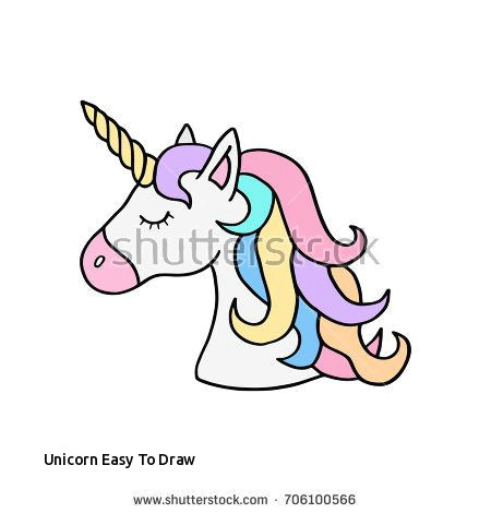 unicorn easy to draw colorful rainbow unicorn vector illustration drawing cute unicorn s of unicorn easy