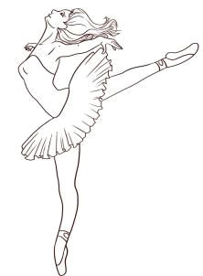 how to draw a ballerina step by step figures people free online drawing tutorial added by dawn april 13 2009 4 18 43 am