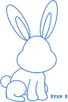 step by step learn how to draw a bunny animal drawings cute drawings