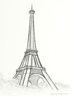 45 easy and beautiful eiffel tower drawing and sketches pencil sketches easy easy drawings sketches