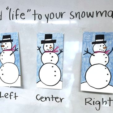 easy snowman drawing
