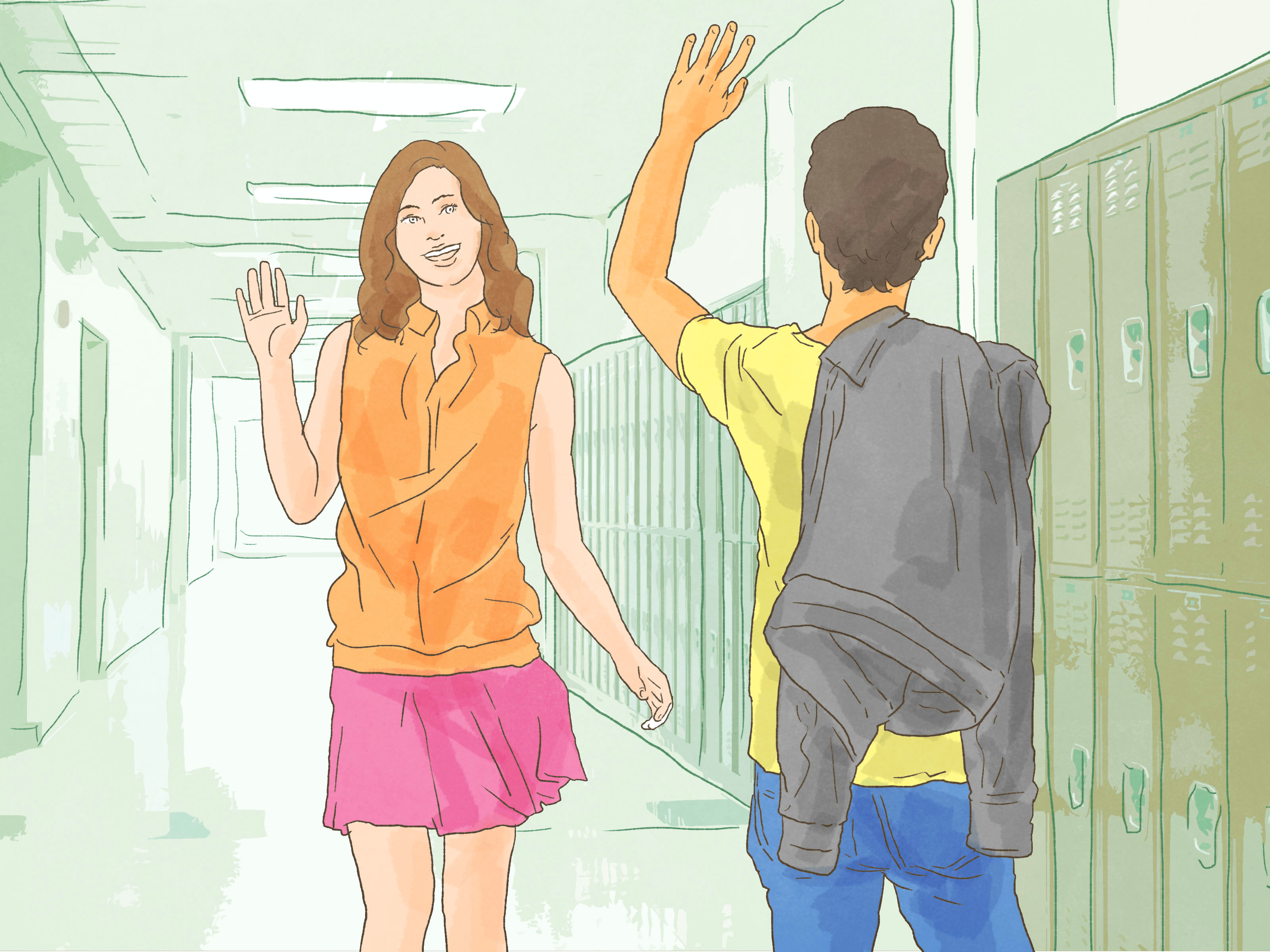 how to act cool around your crush for girls