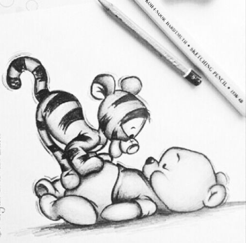 pooh and tigger so getting for my mom and dad since i called my dad tigger when i was little