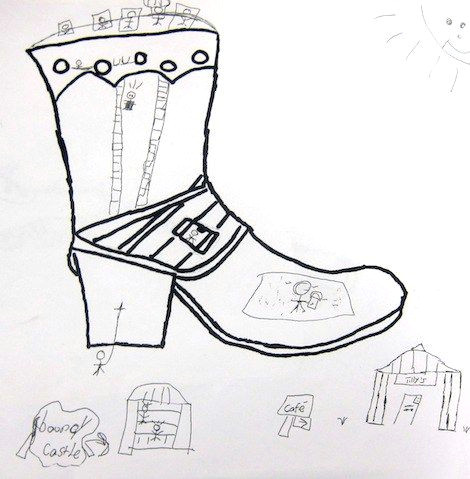 take off your shoes and make yourself comfortable this fun lesson is perfect to teach observational drawing with minimal supplies and easy set up 1