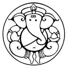 pics for simple ganesha drawing for kids