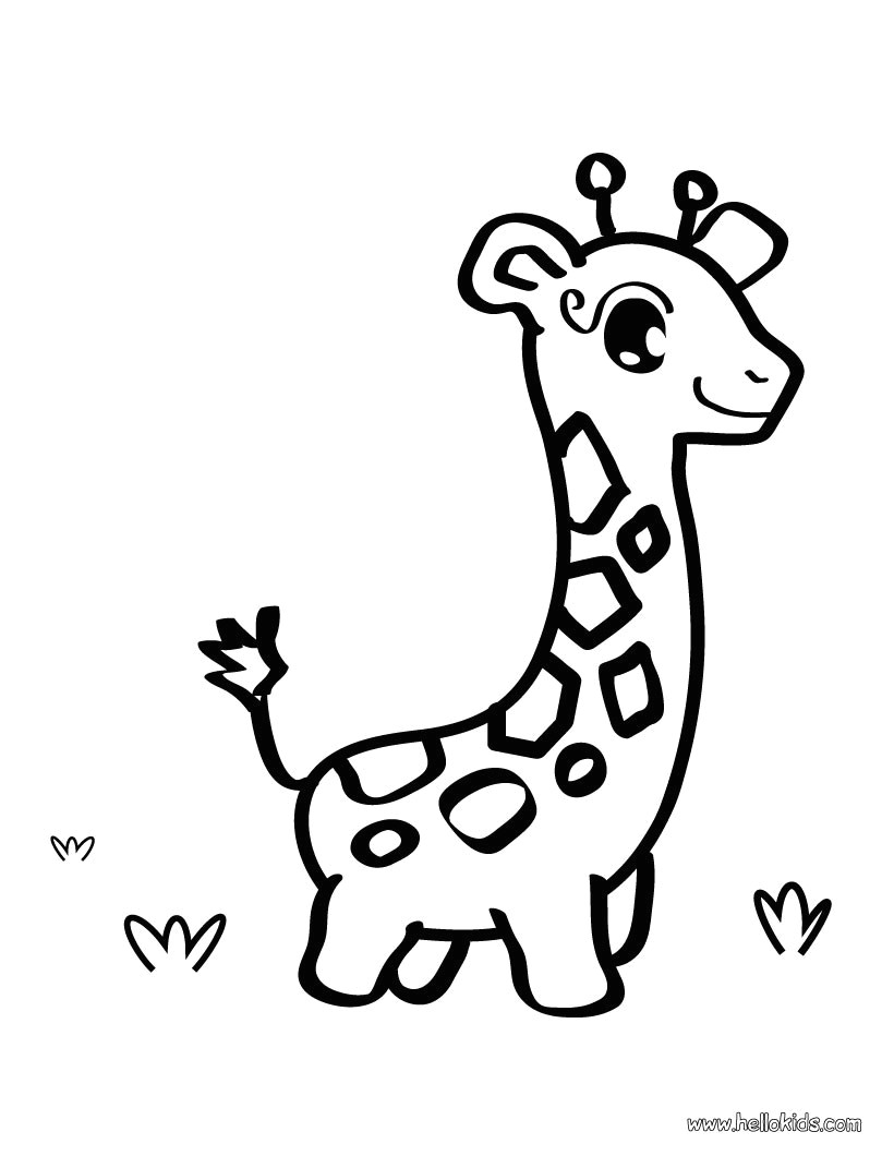 giraffe coloring pages toy hellokids com 820x1060