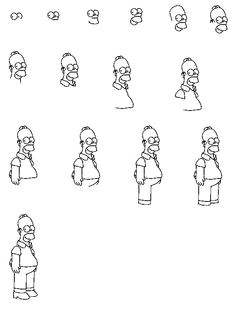 Easy Drawings Homer Simpson 14 Best Final Project Images Simpsons Drawings Homer Simpson