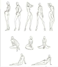 cuerpo body sketches must practise these basic croquis