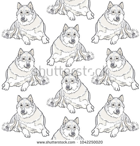 dog dog pattern siberian husky can be used for wallpaper pattern simple backgrounds with animals