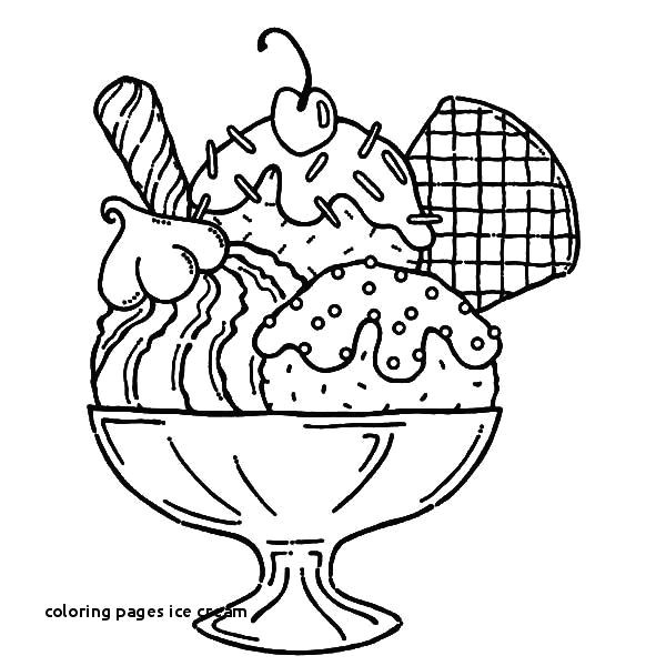14 new ice cream coloring pages