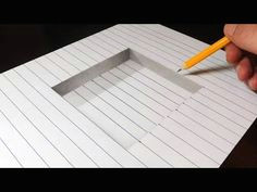 how to draw a step in line paper easy 3d trick art