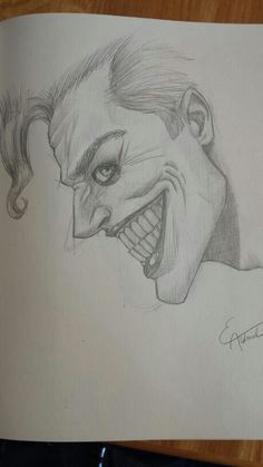 the joker drawing by me www everettaldrich com batman drawing comic