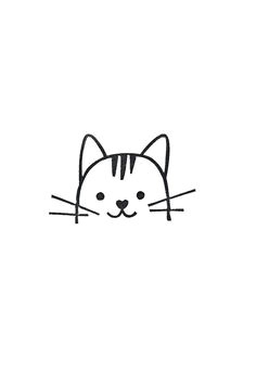 cat rubber stamp cat birthday gift cat kids gift peekaboo cat stamp funny cat stamp cute head stamp animal stamp easy drawingsdoodle