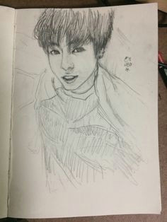 kim jongkook bts sketch by platutod