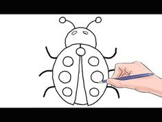 donna dewberry painting easy drawings ladybug bugs how to draw bee