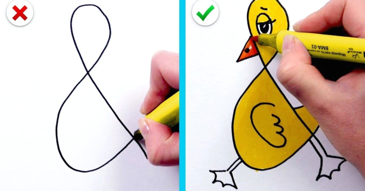 21 fun and simple drawing tricks easy tips on how to draw and doodle