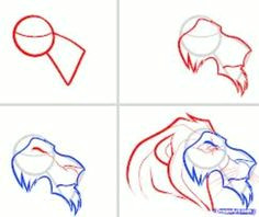 draw another lion from the lion king how to draw scars lion king drawings