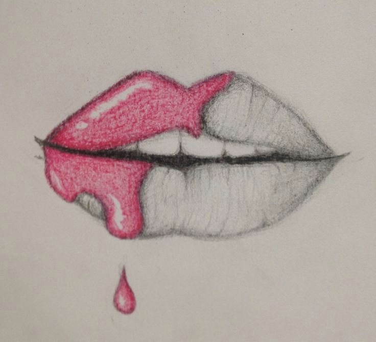 labios art drawi