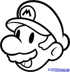 easy cartoon drawings disney drawings easy drawings mario kart mario bros