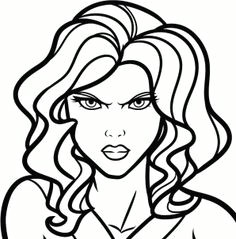 how to draw black widow scarlett johansson step by step marvel characters