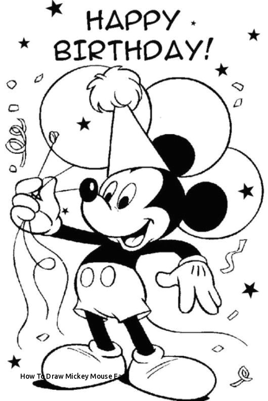 how to draw mickey mouse easy birthday drawing ideas at getdrawings of how to draw mickey