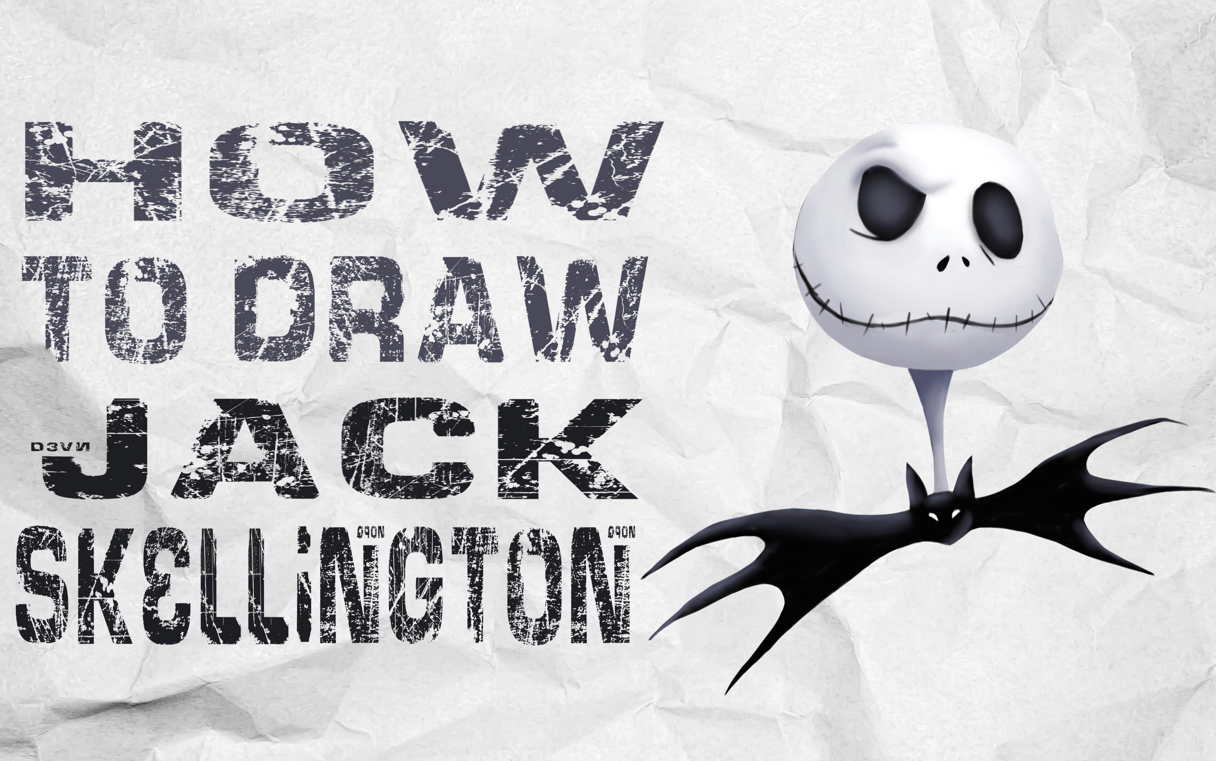 how to draw a jack skellington a the nightmare before christmas special