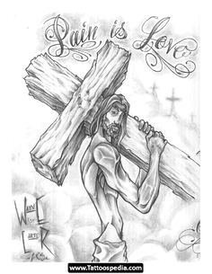 go back gallery for jesus tattoo sketch
