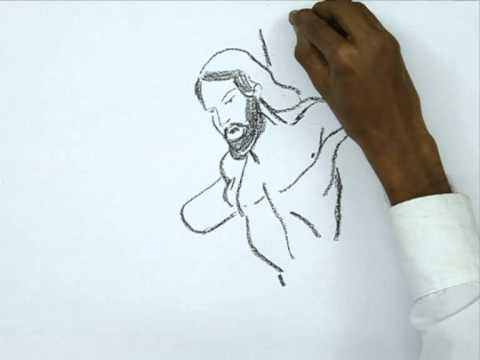 how to draw a jesus crucifixion