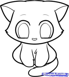 how to draw a kitten for kids step by step animals for kids for kids free online drawing tutorial added by dawn june 17 2011 10 13 1