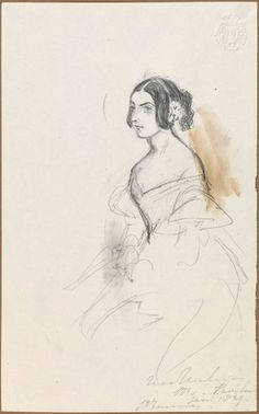 lady fanny cowper from recollection dated jan 1839 by queen victoria queen of the united